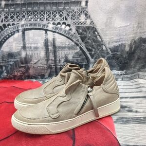 BRUNO BORDESE WASHED LEATHER SHOES